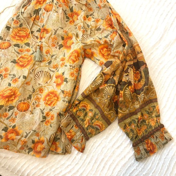 Spell & the Gypsy Seashell Blouse NEW Floral Top - Picture 16 of 16